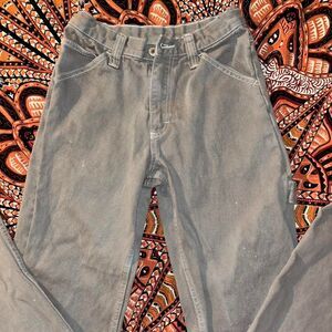 Brandy-melville Women's Grey and Brown Jeans